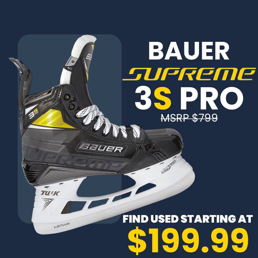Bauer Supreme 3S Pro skates – explore our used 3S Pro collection